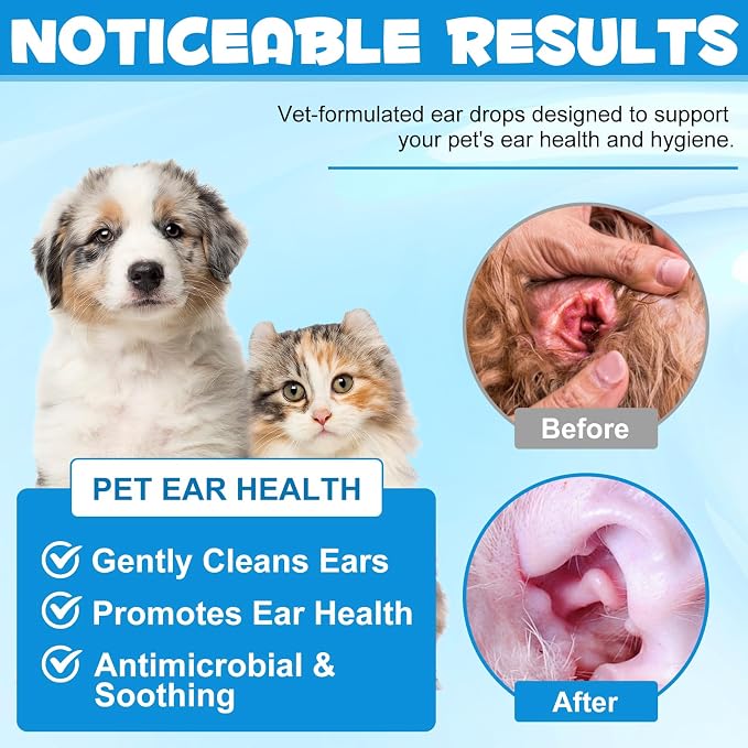 Dog Ear Infection Treatment Drops, 120ml