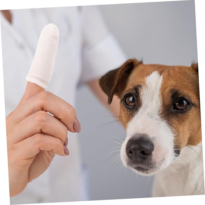 10pcs Dog Finger Toothbrush Durable Nylon Pet Tooth Cleaning Brush for Cats and Dogs Effectively Reduces Plaque Freshens Breath for Pet Owners