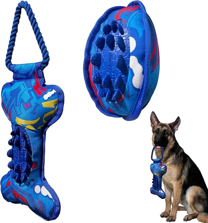 2-Pack Tuff N' Spikey Squeaky Dog Chew Toys