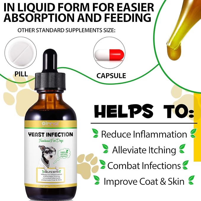 Yeast Infection Treatment for Dogs, 4 fl oz / 120ml