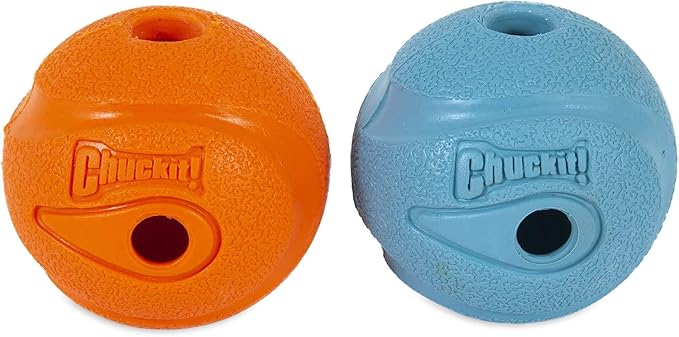 Chuckit! Dog Fetch Toy Whistler Ball Noisy Play Fits Launcher Medium 8 Balls4