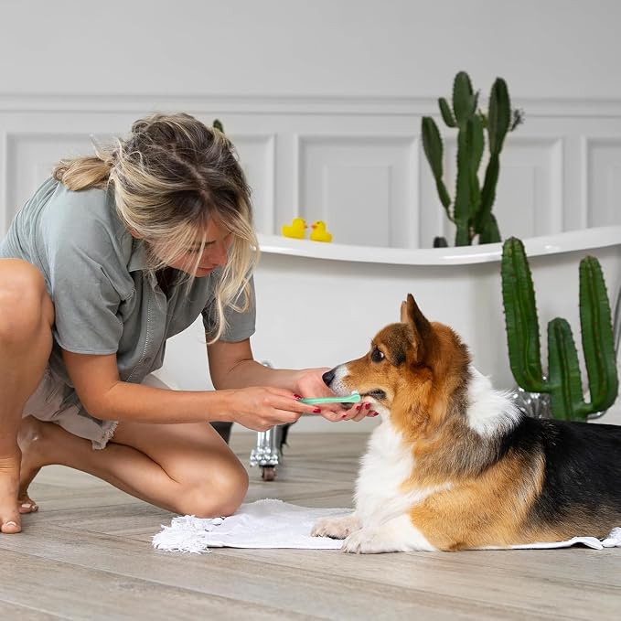 9 Pack Small Dog Toothbrush Cat Toothbrush Pet Toothbrush Mini Head Soft Dog Cat Tooth Brush for Sensitive Gum Puppy, Kitten, Cats & Small Breed Dogs, Portable Travel Friendly and Easy to Use