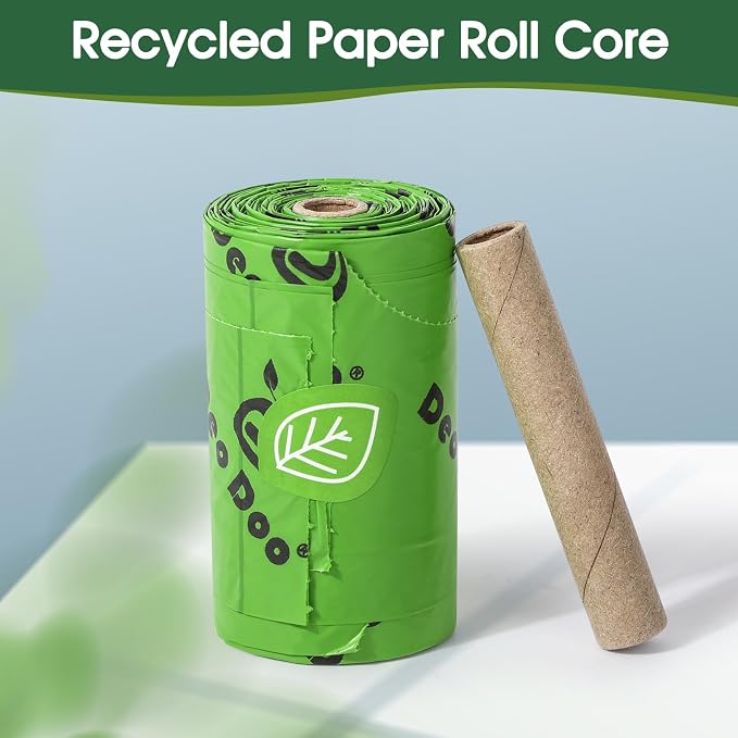 Dog Poop Bags Rolls with Handles 40 Rolls 480 Counts Big Sizes Leak Proof and Extra Thick Waste Bags for Walking Medium Large Dogs Cats Litter Unscented
