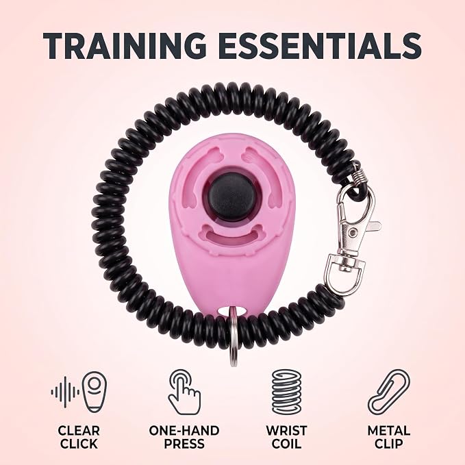 Jinshining Pink Clicker, 1 Pc