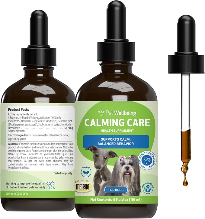 Pet Wellbeing Calming Care for Dogs, 4 oz