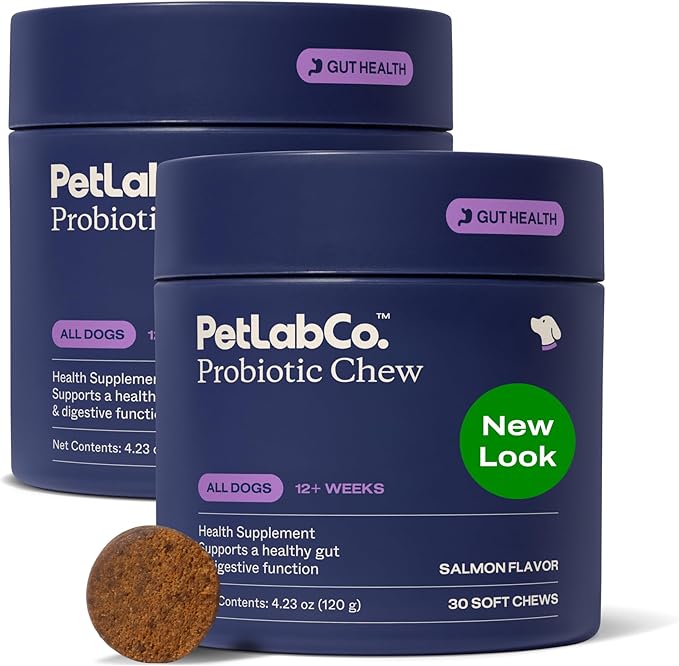 PetLab Co. Probiotic Chews for Dogs - Salmon, 30ct, 2-Pack