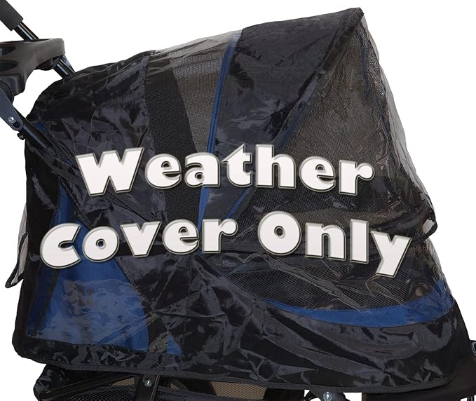 Pet Gear No-Zip Jogger Stroller Weather Cover ONLY - Onyx