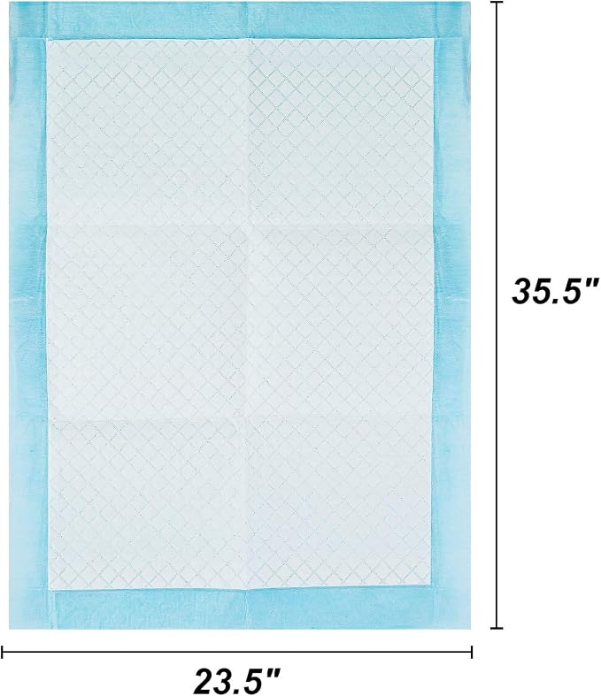 Dog and Puppy Training Pads， Disposable Dog Pee Pads (20, 23.5"*35.5"(60*90cm))