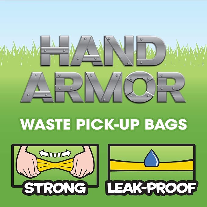 Bags on Board Dog Poop Bags - Extra Thick Waste Pickup Bags with Easy Tie Handles - Easy Dispensing Drawer Pack - 200 Count