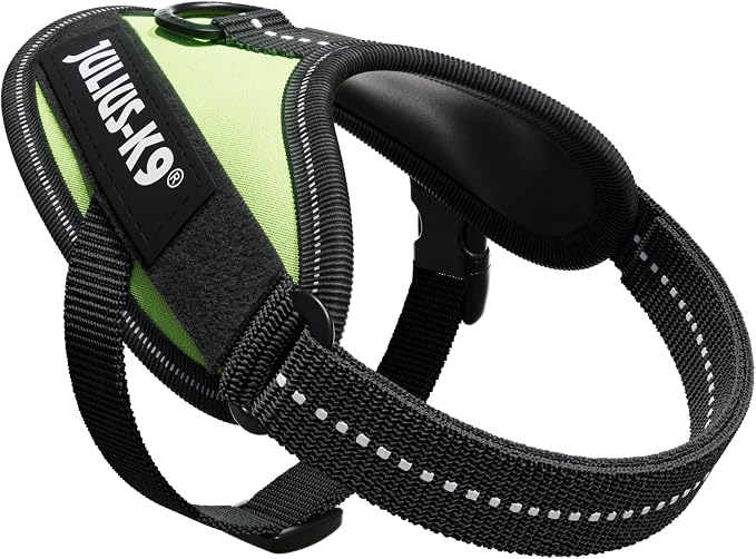 Julius-K9, 16IDC-NE-B1, IDC Powerharness, Dog Harness, Size: Baby 1, Neon Green