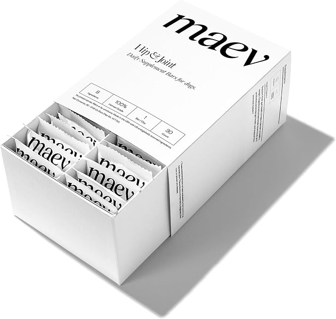 MAEV Human-Grade Hip & Joint Supplement Bars | Natural Support for Healthy Joints & Mobility, 30 Count (Pack of 2)