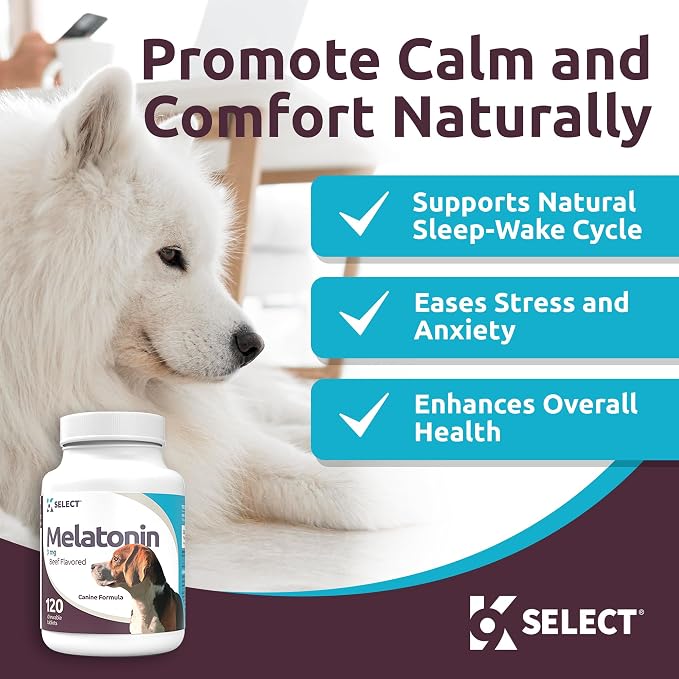 K9 Select Melatonin for Dogs, Beef, Small
