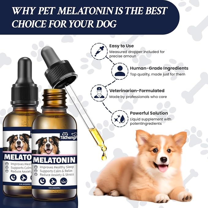 Melatonin for Dogs, 2-Pack, 60 ml