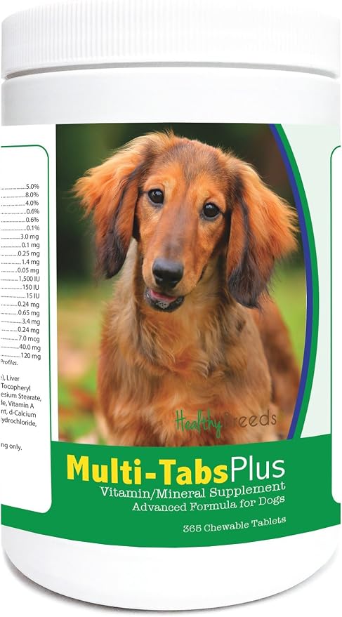 Healthy Breeds Dachshund Multi-Tabs Plus Chewable Tablets 365 Count