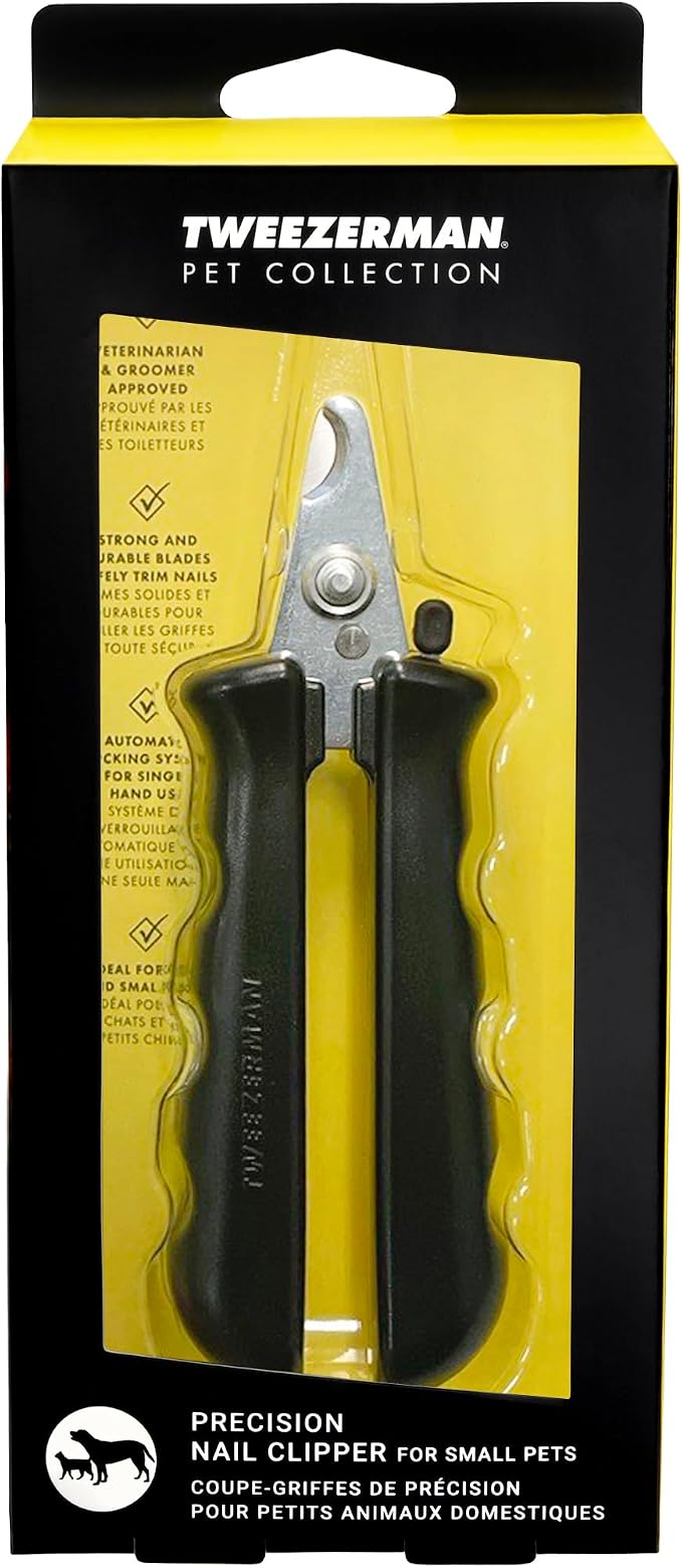 Tweezerman Small Dog & Cat Nail Clippers, Ergonomic