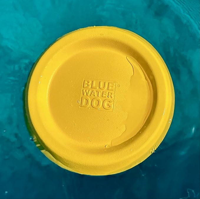 Frisbee, Floating Foam Disc, Medium & Large Dogs, 8.5in, Yellow