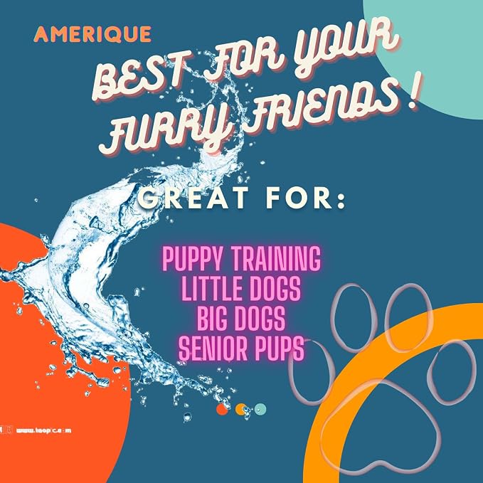 Dog and Puppy Pet Pee Training Pads with Odor-Eliminating Leak-Proof Quick-Dry Design, Potty Training, Super Absorbency, Regular Size, 17.7 x 13 Inches, Pack of 100, Blue & White
