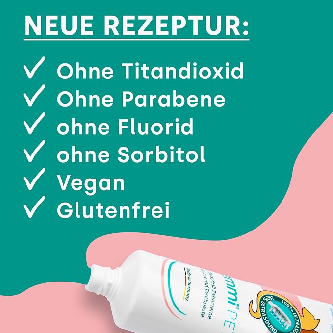 Emmi-pet Ultrasonic Toothpaste with Nano-Cleaning-Bubbles (New Extra Mild Formulation Suitable for All Pets)