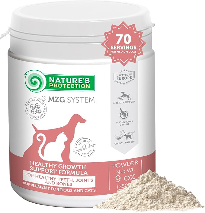 Nature's Protection Bones & Teeth Supplement Powder for Puppies, 9oz