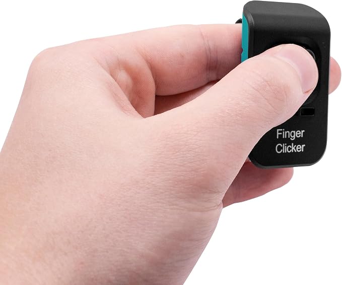 Educator Dog Training Finger Clicker, Teal
