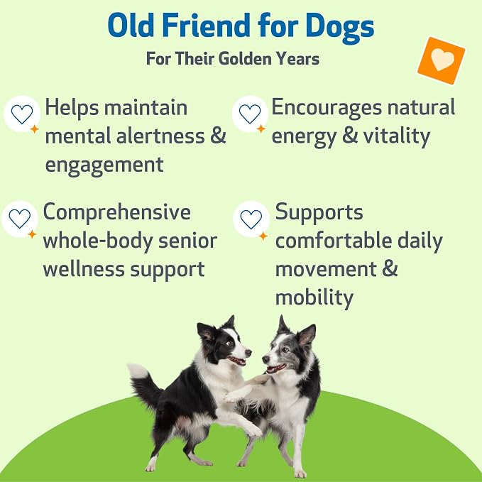 Pet Wellbeing Old Friend for Dogs - Senior Immune & Cognitive, 4 oz