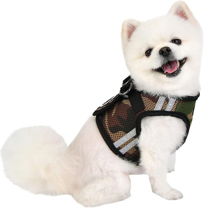 Puppia Soft Vest Harness Pro - Camo - L