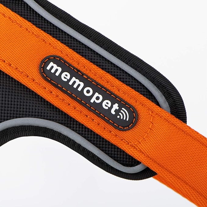 MyFamily Polyester Dog Bib Made in Italy, Your Dog's Master Data Always with You, Smartphone Connection with NFC Technology, Model K, memopet Collection