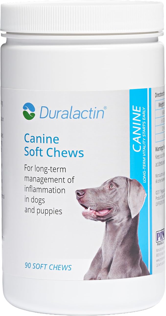 PRN Pharmacal Duralactin Canine Soft Chews for Dogs & Puppies, 90 Count