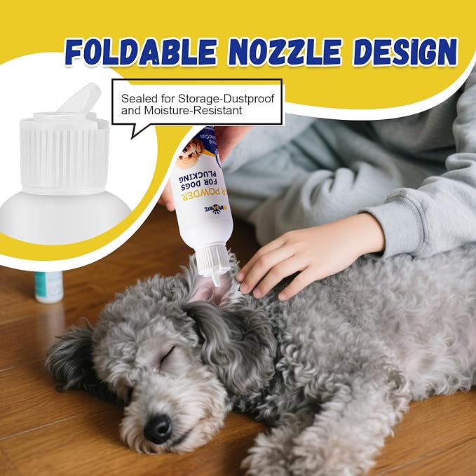 Dog Ear Powder for Hair Removal, Grooming Grip Powder