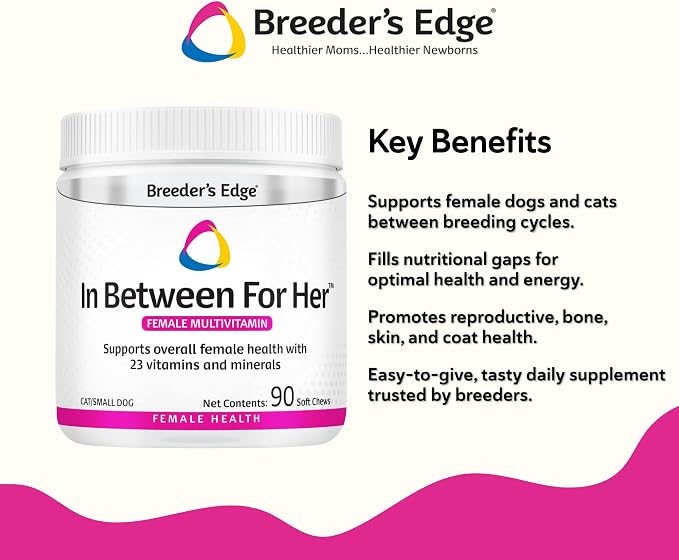 Breeder's Edge in Between for Her, for Breeding Cat & Small Dog 90ct