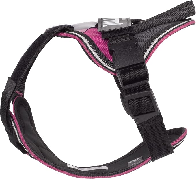 IDC Longwalk Y-Harness, Pink-Gray, Size: 2XS