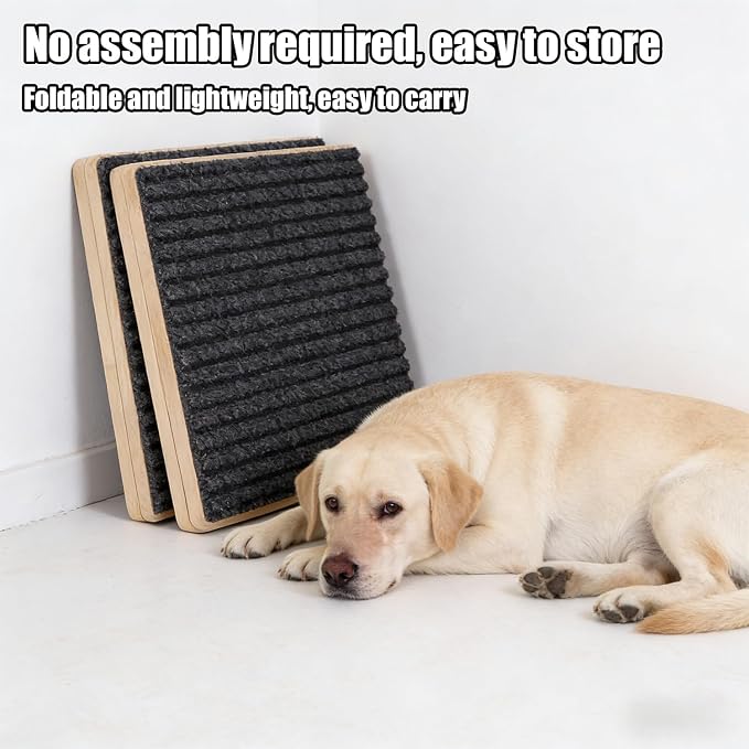 2pcs Adjustable Dog Ramp for Couch & Stairs, Portable Foldable Pet Steps Stairs Assist with Anti-Slip Mats, Pet Accessories Supplies Must Haves for Small Dogs & Cats Elderly Injured or Senior Pets