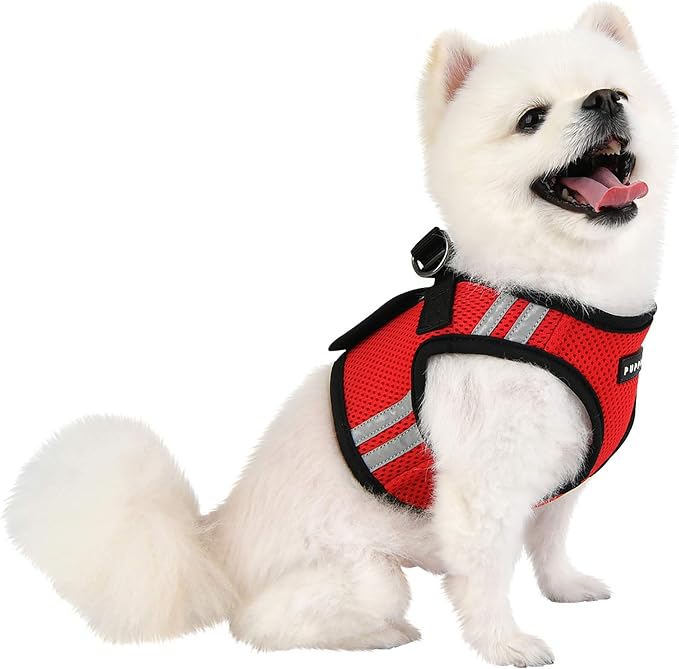 Puppia Soft Vest Harness PRO - RED - S