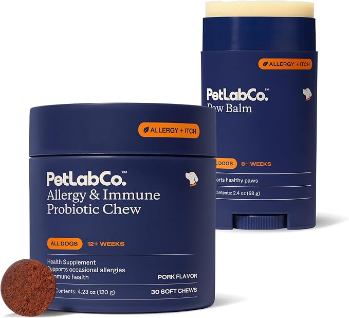 PetLab Co. Paw Bundle - Probiotic Chews 30ct & Paw Balm 2.4oz