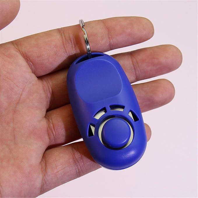 Dog Training Clicker, Stretch Wrist Rope, Blue