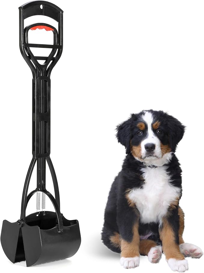 Dogit Jawz Dog Waste Scooper, Dog Pooper Scooper for Easy Pavement Pick Up, D128