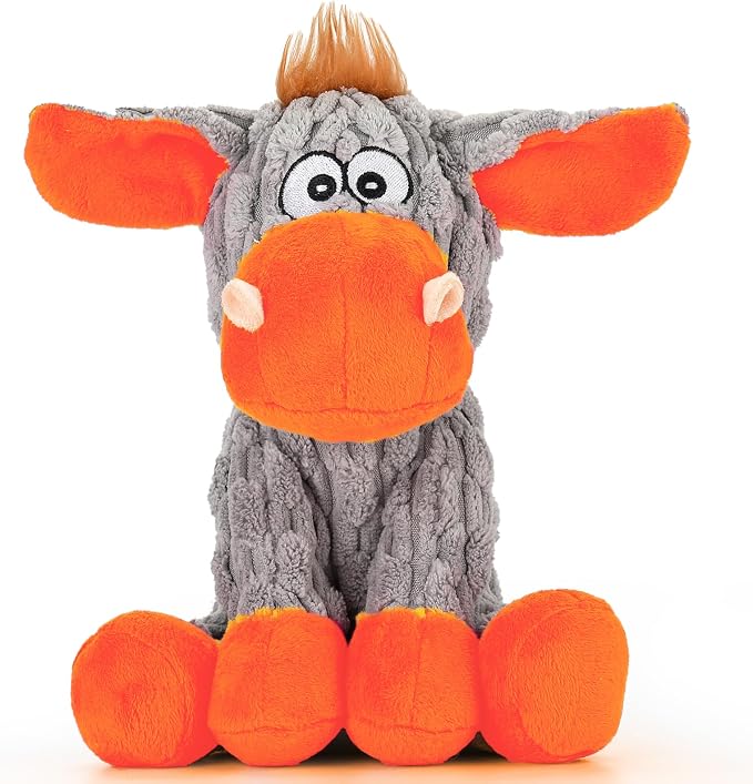 loncoldy Squeaky Dog Toys, Tough Chew Toys for Dogs, Crinkle Interactive Squeaky Stuffed Dog Toy for Small Medium Large Breeds, Plush Dog Toy to Keep Them Busy, Pet Toys for Dogs
