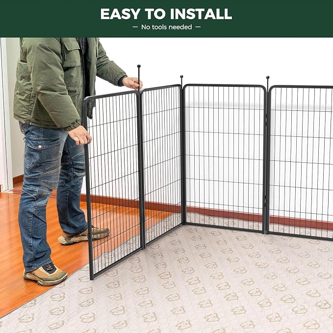 FXW Rollick Unleashed Dog Playpen, 45in, 16 Panels with Connectors, 2-Pack, Large