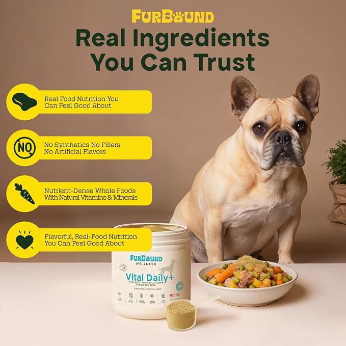 Dog Multivitamin Powder, Skin Coat Joint & Gut, Cheesy Beef