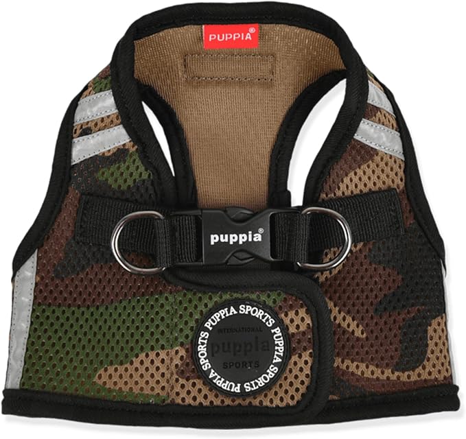 Puppia Soft Vest Harness Pro - Camo - L