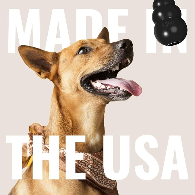 KONG Extreme Dog Toy, Durable Natural Rubber Chew, for Small Dogs | Treat-Filling Chew & Fetch Toy with Erratic Bounce, Made from KONG's Most Durable Natural Rubber for Power Chewers