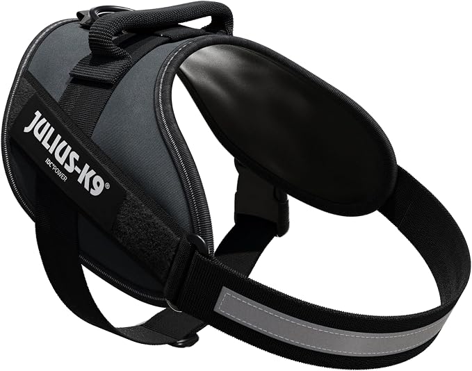 Julius-K9, 16IDC-ANT-0, IDC Powerharness, Dog Harness, Size: 0, Anthracite