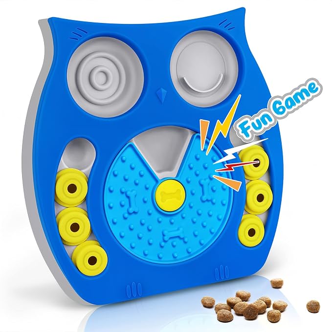 Joansan Dog Puzzle Toy, Enrichment Toy Treat Dispenser for IQ Stimulation | Lick-mat, Food Reward Puzzle Game Keeps Dogs Busy, Mental Stimulation to Reduce Anxiety for Puppies Dogs Cats