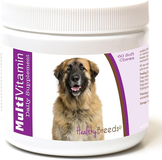 Healthy Breeds Leonberger Multi-Vitamin Soft Chews 60 Count (1127-leon-001)