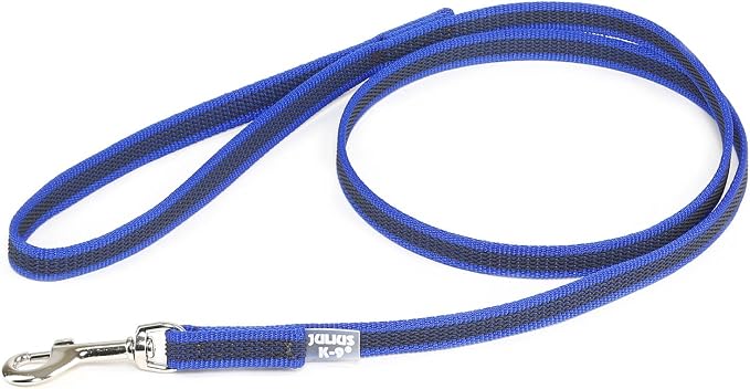 Color & Gray Super-Grip Leash with Handle, 14 mm x 1,2 m, Blue-Gray