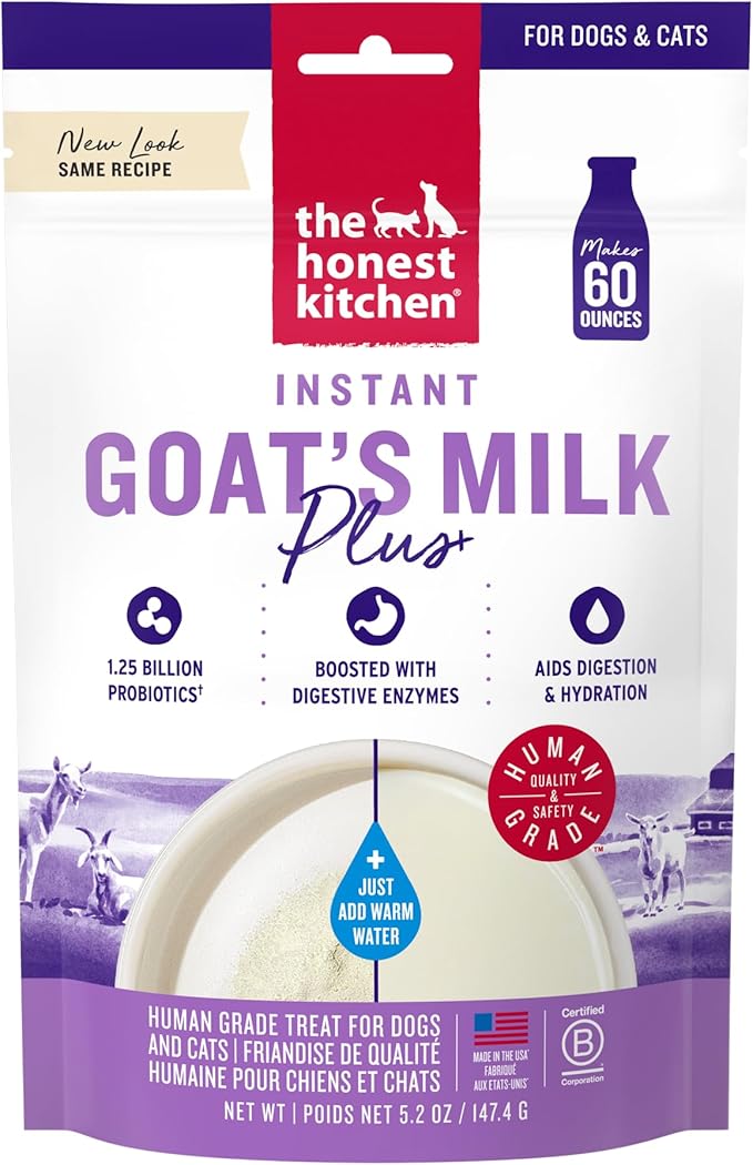 Honest Kitchen Instant Goat's Milk with Probiotics - 5.2 oz