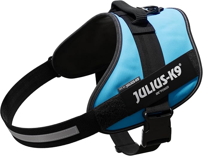 Julius-K9, 16IDC-AM-4, IDC Powerharness, Dog Harness, Size: 4, Aquamarine