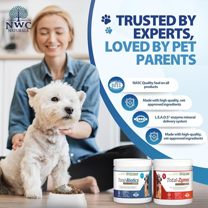NWC Naturals Twin Pack Probiotic and Digestive Enzyme Powders, 2.22 oz Each