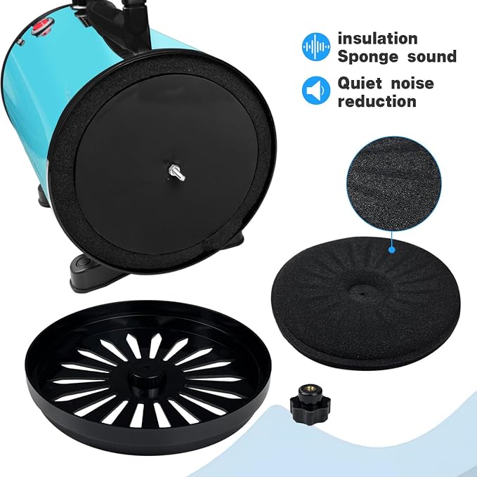 Dog Dryer High Velocity Professional Pet Grooming Dryer | Adjustable Temperature and Speed for Pets with 4 Nozzles