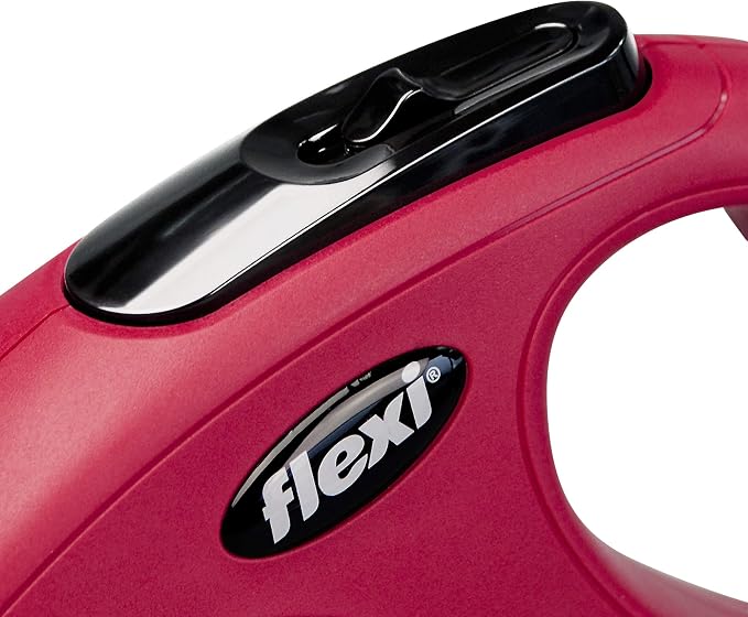 Automatic Leash Flexi New Classic Tape S 5M Red